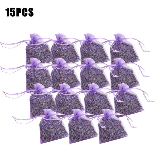 10/15Pcs Lavender Scented Sachets Bag For Closets Drawers Filled With Naturally Dried Lavender Flower Buds Air Refreshing Sachet